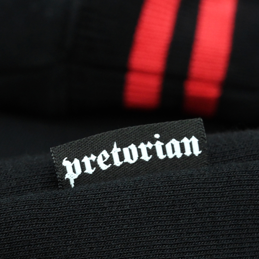 Bluza bejsbolówka Pretorian "Est. 2003" - czarno/czerwona