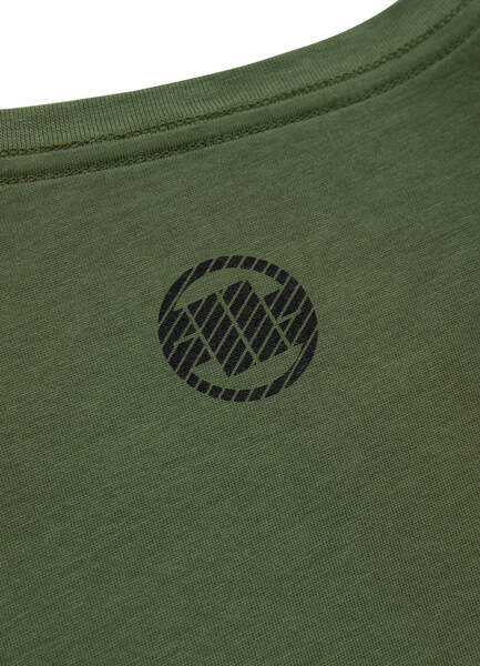 Koszulka PIT BULL "Hilltop" 140 - oliwkowa