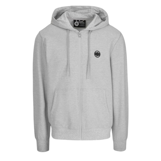 Bluza rozpinana z kapturem PIT BULL "SMALL LOGO NUGGET" - szary