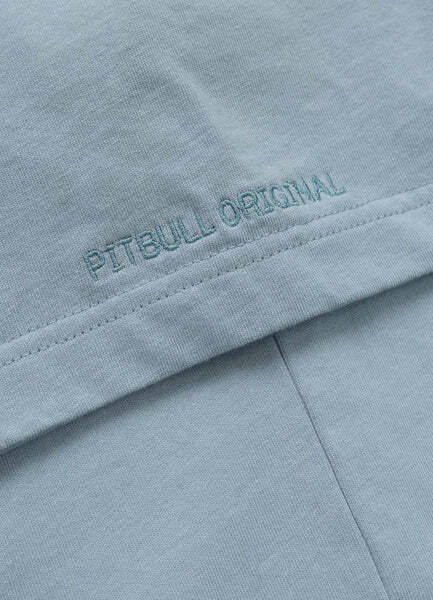 Koszulka męska PIT BULL Loose Fit "SHOT FOR SHOT" - błękitny