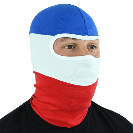 Extreme Adrenaline balaclava blue, white and red