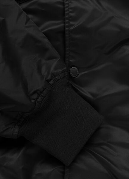 PIT BULL "MASON SAN DIEGO" Hooded Baseball Jacket - Black