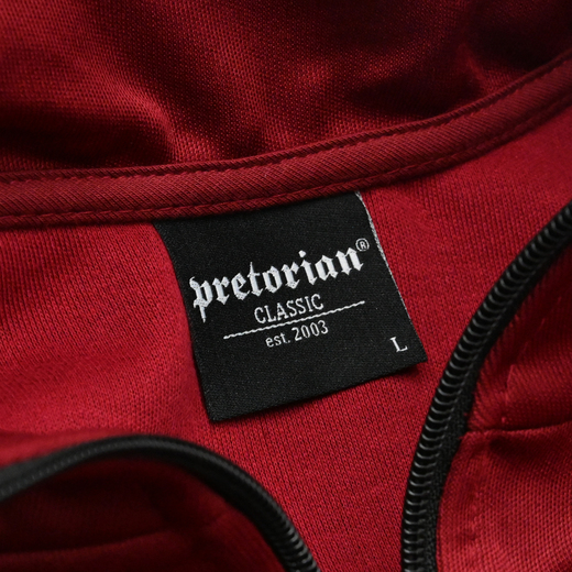 Polyester sweatshirt Pretorian "Shield" - burgund