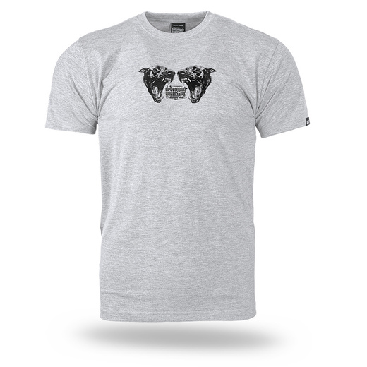Koszulka T-shirt Dobermans Aggressive "MAD AS HELL" TS383 - szara