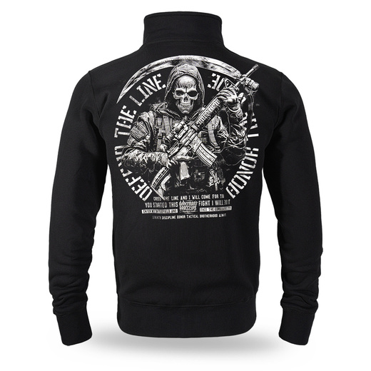 Dobermans Aggressive "TACTICAL II BCZ415" Zip-Up Sweatshirt - Black