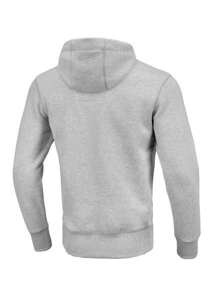 Hooded zip PIT BULL &quot;Small Logo&quot; French Terry 220 - gray