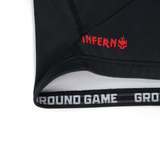 Rashguard GROUND GAME "INFERNO" krótki rękaw