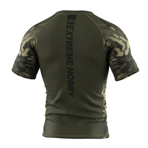 Short sleeve rashguard męski Extreme Hobby | JUNGLE PANTHER - khaki