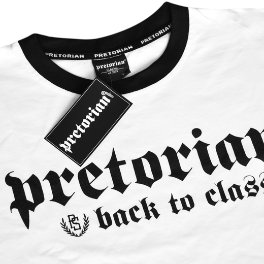 Koszulka Pretorian "Back to classic" - biała