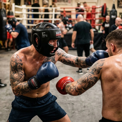 Kask bokserski sparingowy MASTERS - KSS-4BP 