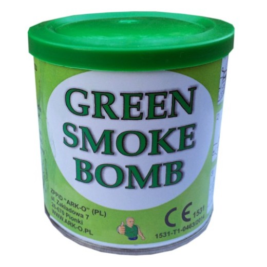 Can smoke candle - green