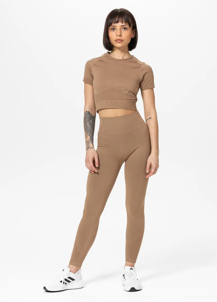  PIT BULL sports leggings for women &quot;COLUMBIA&quot; - light brown 