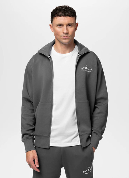 Bluza rozpinana PIT BULL "SAMPSON" - grafitowy