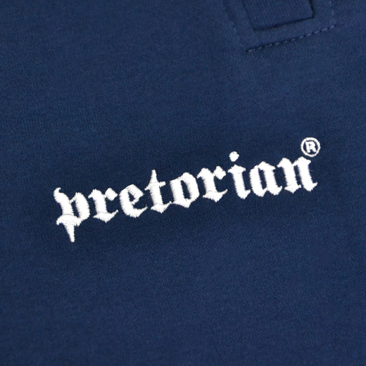  Spodnie dresowe Pretorian "Logo" granatowe - ściągacz 