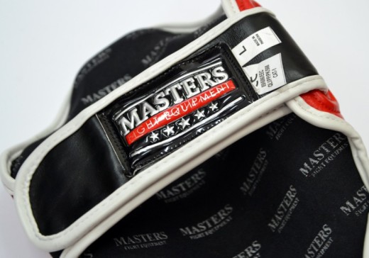 Masters shin pads - NS TECH red