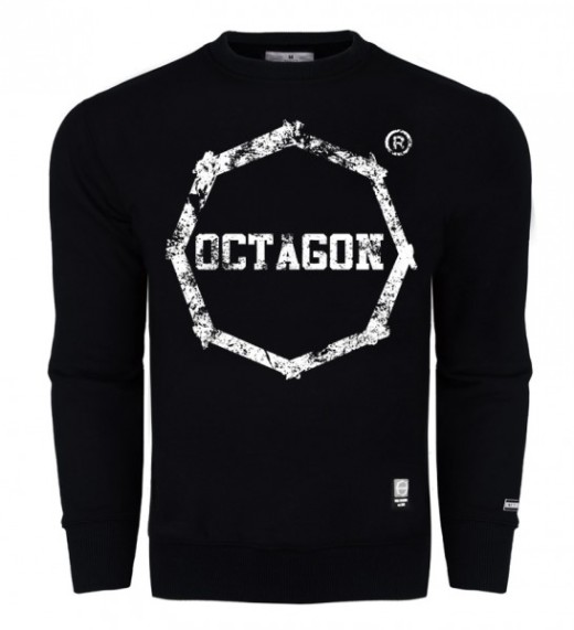 Octagon Logo Smash Sweatshirt large - black
