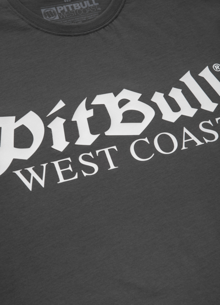 T-shirt PIT BULL &quot;Old Logo&quot; &#39;21 - graphite
