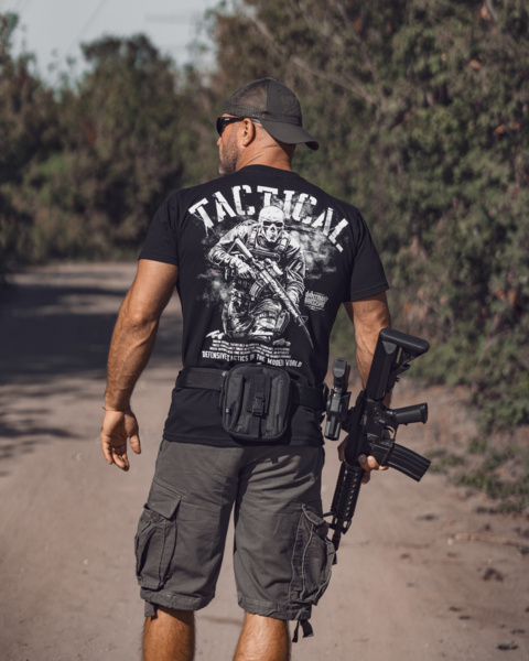 Longsleeve Dobermans Aggressive "TACTICAL SOLDIER" LS394 - granatowy