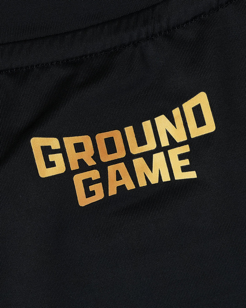 Rashguard Ground Game "Essential Gold" krótki rękaw