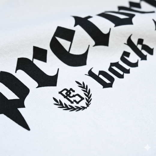 Pretorian Ringer "Back to classic" T-shirt - white