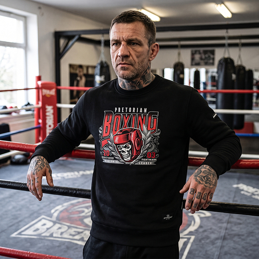 Pretorian "Boxing" Sweatshirt - Black