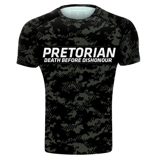 Rashguard short sleeve Pretorian "Khaki Camo"