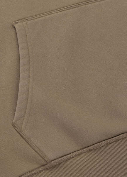 Bluza z kapturem PIT BULL Washed "ORLANDO" - jasny brązowy