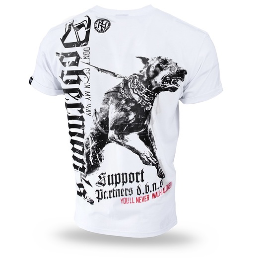 Koszulka T-shirt Dobermans Aggressive "Dobermans Support TS220" - biała
