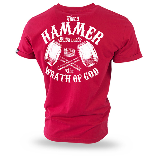 T-shirt Dobermans Aggressive &quot;THOR HAMMER&quot; TS298C - red