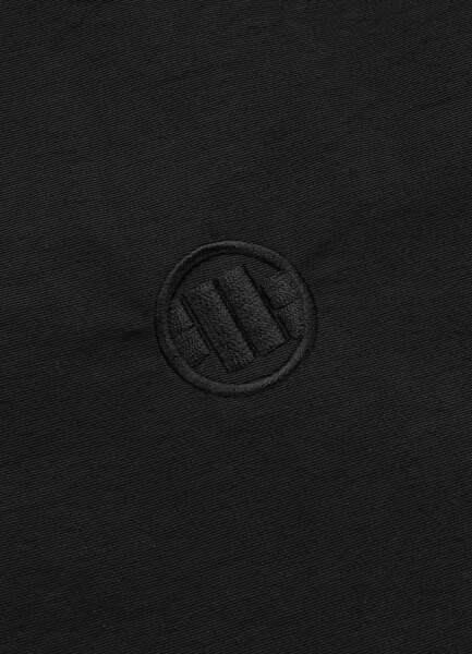 PIT BULL "HOOPER" transitional bomber jacket with hood - black