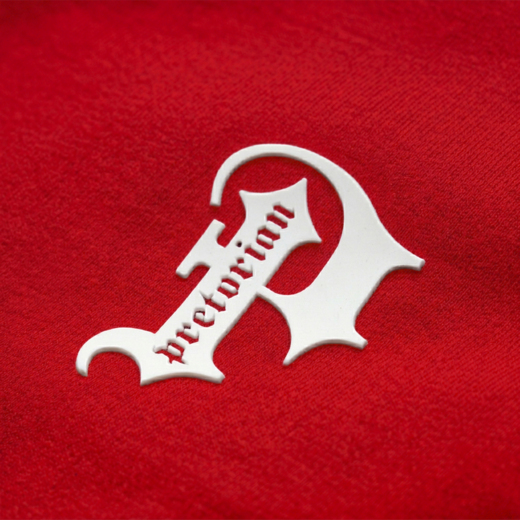 Pretorian Line "P" 3D Polo Shirt - Red