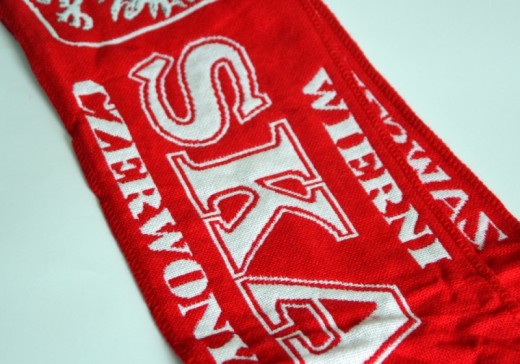 Szalik Polska Biało Czerwony Orzeł