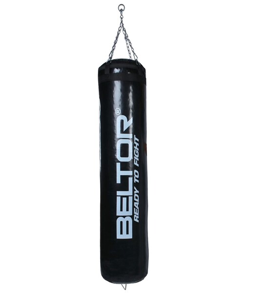 BELTOR WOREK BOKSERSKI 150/40cm / BOXING BAG "PRO X-FIGHTER" (mocny łańcuch – strong chain) czarny – black B1937