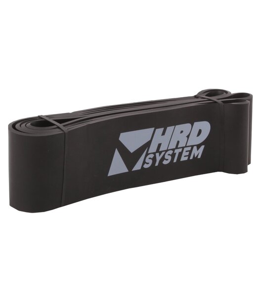 BELTOR HRD SYSTEM LINE GUMA DO ĆWICZEŃ POWER BAND - RUBBER FOR EXERCISE 208cm x 6.4cm x 4.5mm BLACK / CZARNA H0003