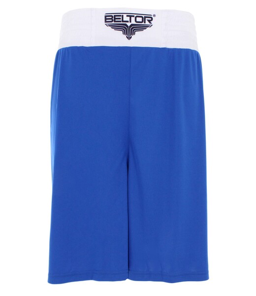 BELTOR BW SPODENKI BOKSERSKIE TRENINGOWE / BOXING SHORTS "PUNCHER" SUBLIMACJA niebieski/biały - blue/white XXS B2752 *