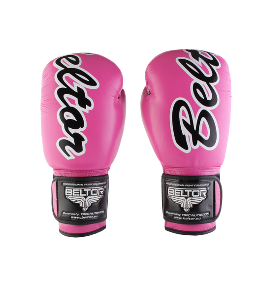 BELTOR RĘKAWICE BOKSERSKIE / BOXING GLOVES "VICTOUS" 10oz - różowy/pink B1079