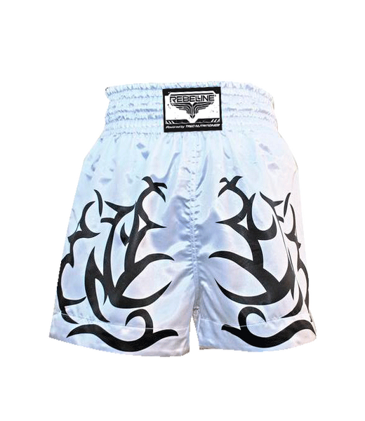 Dragon / Rebelline Szorty Muay Thai 800891 Białe "XL"