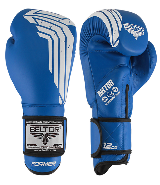 BELTOR RĘKAWICE BOKSERSKIE / BOXING GLOVES "FORMER"   16oz - niebieski/blue B0427