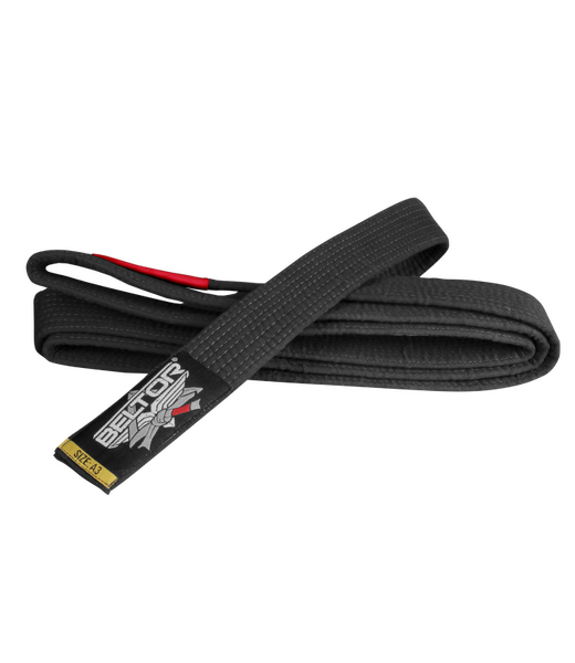 BELTOR BJJ GI BELT / PAS black/czarny A4 B1186 *