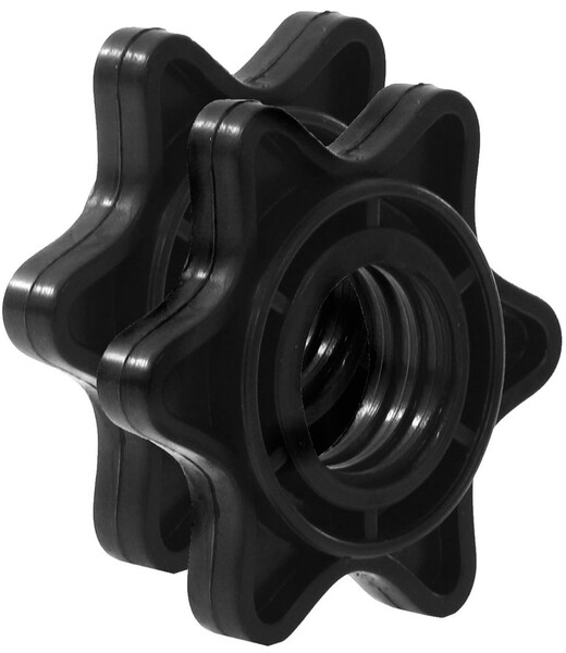 BELTOR - HRD SYSTEM LINE - ZACISKI GWIAZDOWE TWORZYWO NA GRYF (KOMPLET) 28mm czarny/black H0122