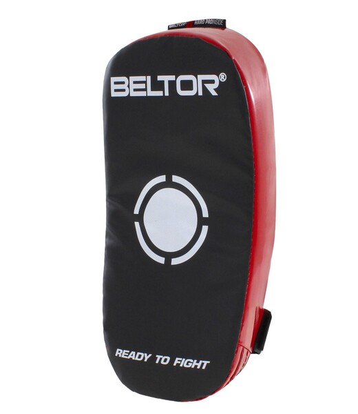 BELTOR TARCZA TAJSKA PROFILOWANA PAO - PLAVIL / THAI SHIELD "TECO" 40x20x10cm - czarno-czerwony/black-red B2179
