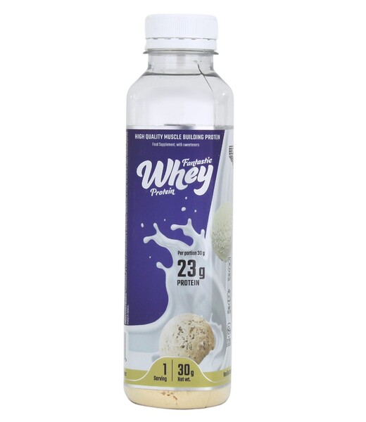 BELTOR FANTASTIC WHEY PROTEIN 30 g. (PET PL-EN) Vanilla ice cream / Lody waniliowe B1580