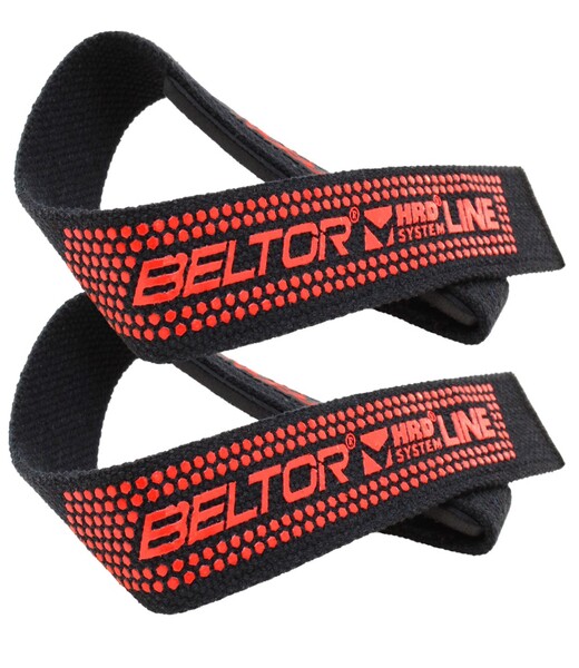 BELTOR HRD SYSTEM "GORILLA GRIP" PASKI TRENINGOWE / TRAINING STRAPS czarny / black B0257 *