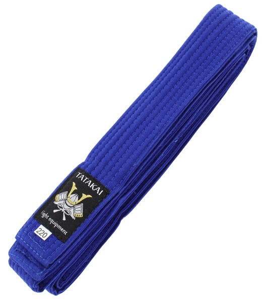 BELTOR KARATE BELT / PAS "Tatakai" blue/niebieski 220cm MADE IN POLAND B2605