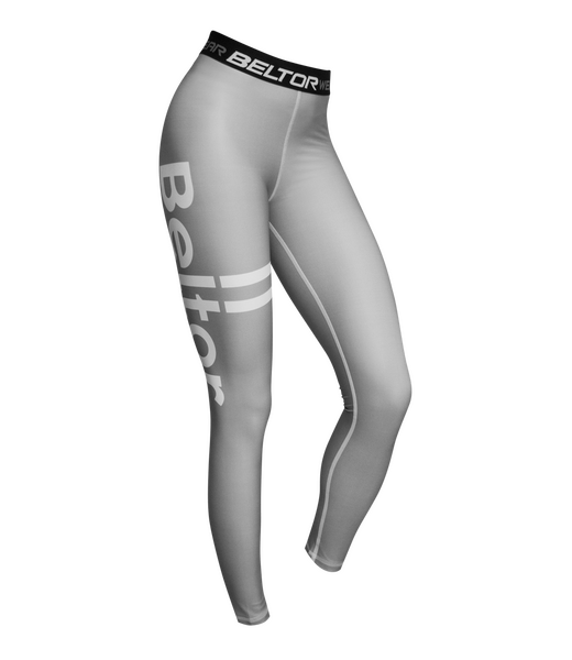 BELTOR BW LEGGINSY DAMSKIE / LADIES LEGGINGS "SHAPED"   M szary/grey B0936 *