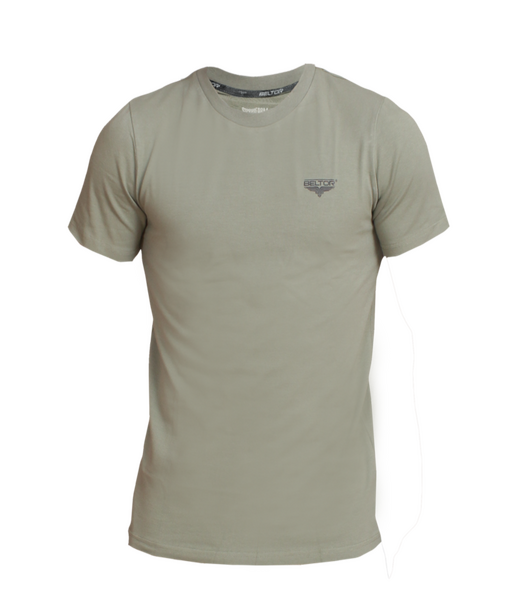 BELTOR BW T-SHIRT SLIM "MILITARY CORPS" khaki/khaki M B1062 *