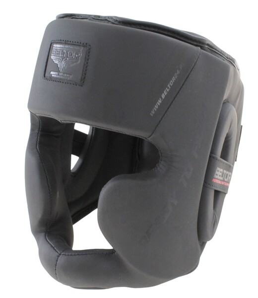 BELTOR KASK SPARINGOWY / SPARRING HEAD GUARD "GUARDIAN BLACK" black/czarny XL B2144