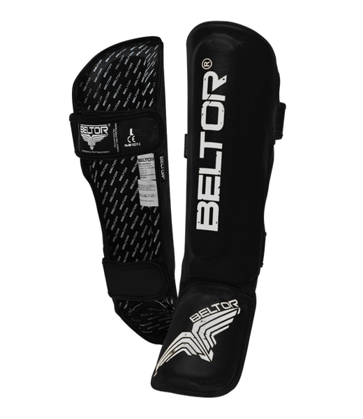 BELTOR OCHRANIACZE GOLENI I ŚRÓDSTOPIA / SHIN INSTEP GUARDS "PRO" czarny/black XL B0135