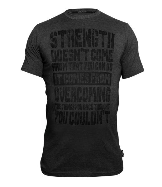 BELTOR BW T-SHIRT SLIM "STRENGTH" GRAFIT/GRAPHITE L    B0913 *