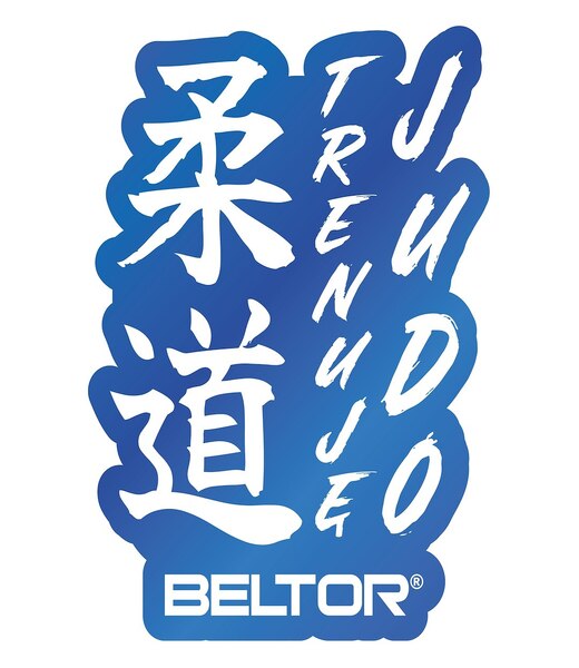 BELTOR JUDO MAGNES / MAGNET "KANJI BLUE" 45x60mm B4172